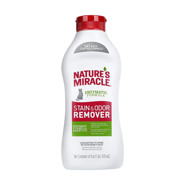 Nature's Miracle Enzymatic Stain and Odour Remover Pour for Cat Odours