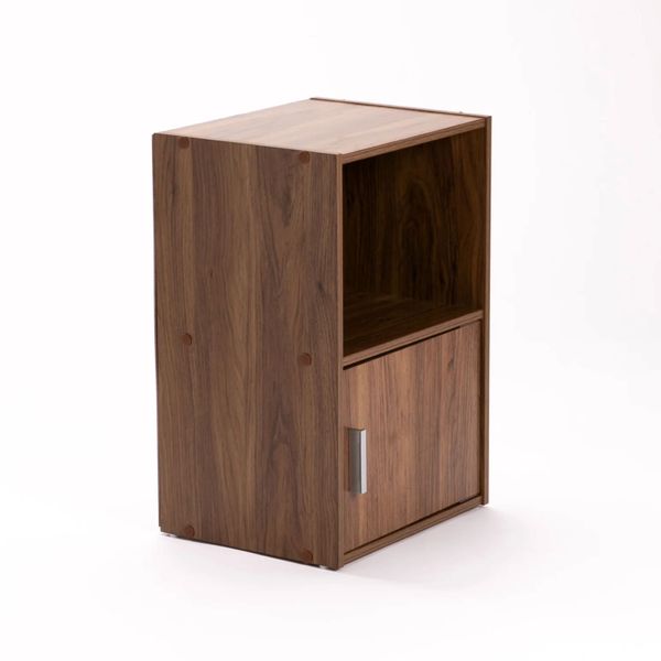 Cyrus 1 Door Pedestal-Walnut