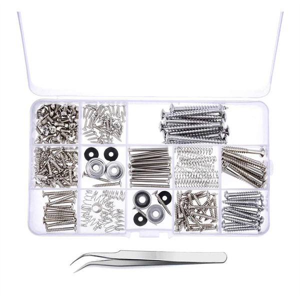 Guitar Repair Screws 9-Piece Set Guitar Accessories Strap Buckle Set