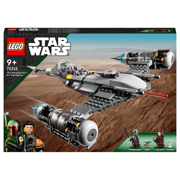 LEGO® Star Wars™ The Mandalorian’s N-1 Starfighter™ 75325 Building Toy Set (412 Pieces)