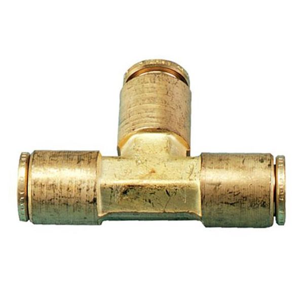 Orbit Tee Slip Lok Brass
