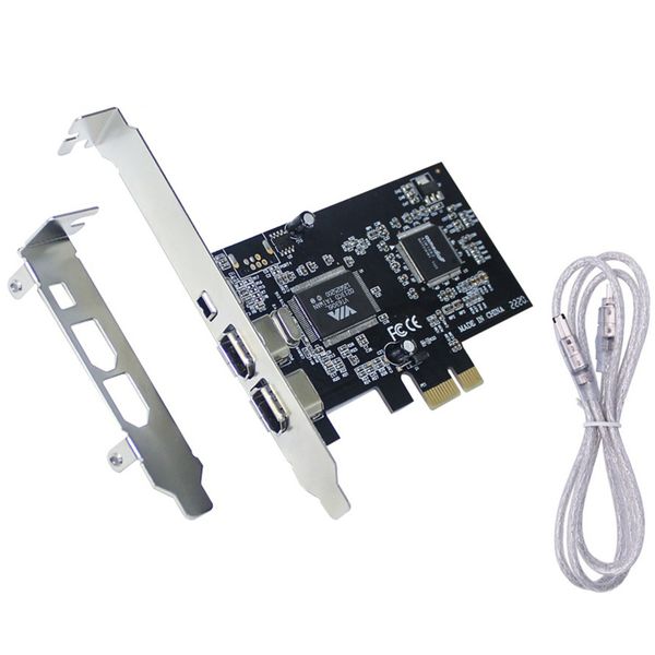 Pci-E To 1394 Firewire Card Pci-Ex1 To Ieee 1394 3-Port Firewire Card