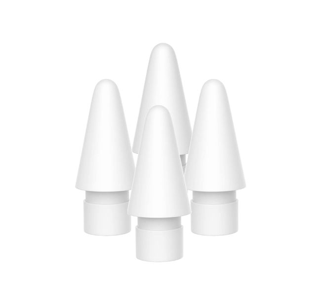 4 Non-slip Silent Capacitive Pen Tips Compatible with iPad Pencil 1st/2nd