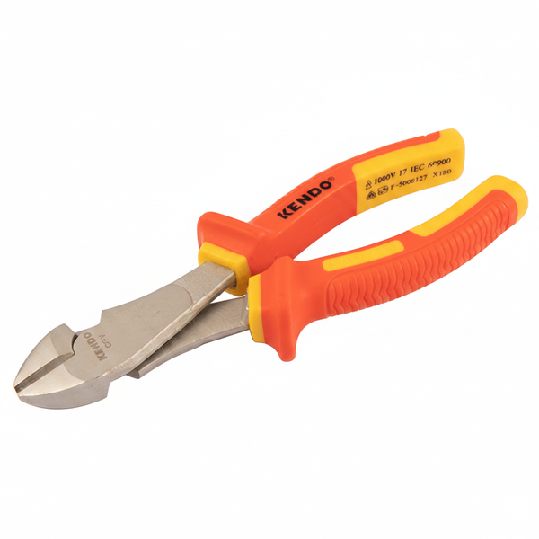 Kendo 180mm Heavy-Duty Diagonal Cutter with 1000V Insulated Handles