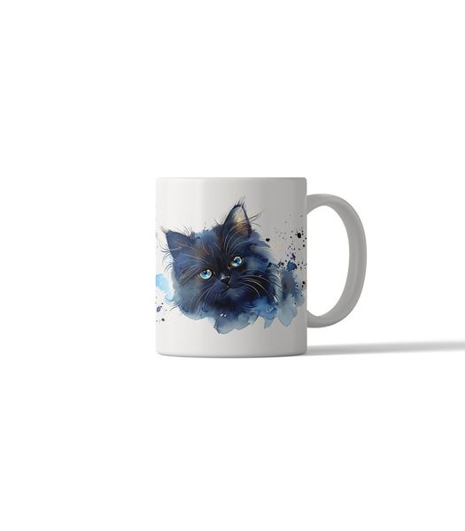 Cat Portrait 11oz DSG92 Printed Coffee Mug Gift