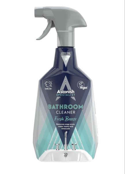 Astonish Specialist Bathroom Cleaner Fresh Breeze 750ml -pack of 1/2/3