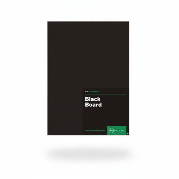 RBE 10 Piece A4 Black Craft Boards for Creative Projects