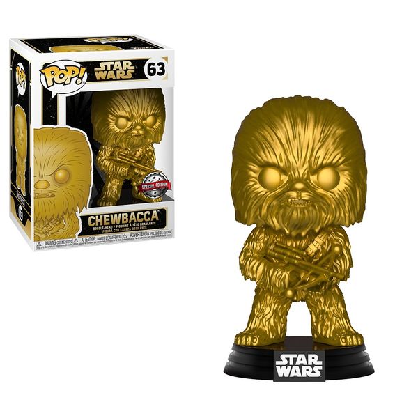 Funko POP!:Star Wars-Chewbacca(Metallic Gold)