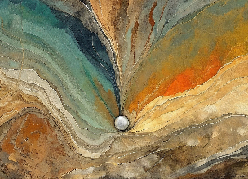 Modern Canvas Wall Art Home Decor- Pearl Magic