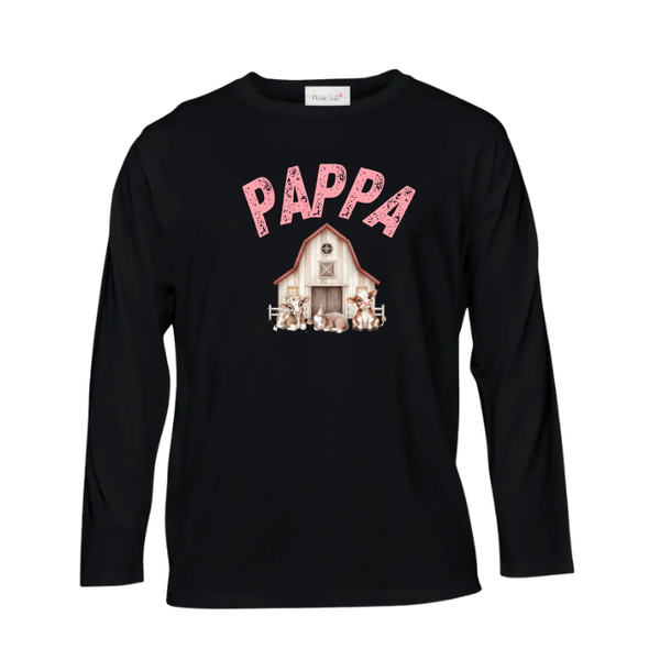 Long Sleeve Tshirt -Afr-Farmer Pink image