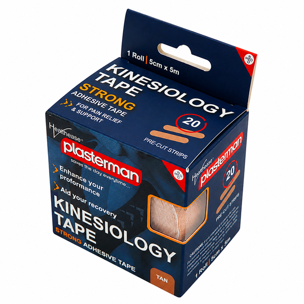 Premium Kinesiology Tape 5cm x 5m 2 Pack