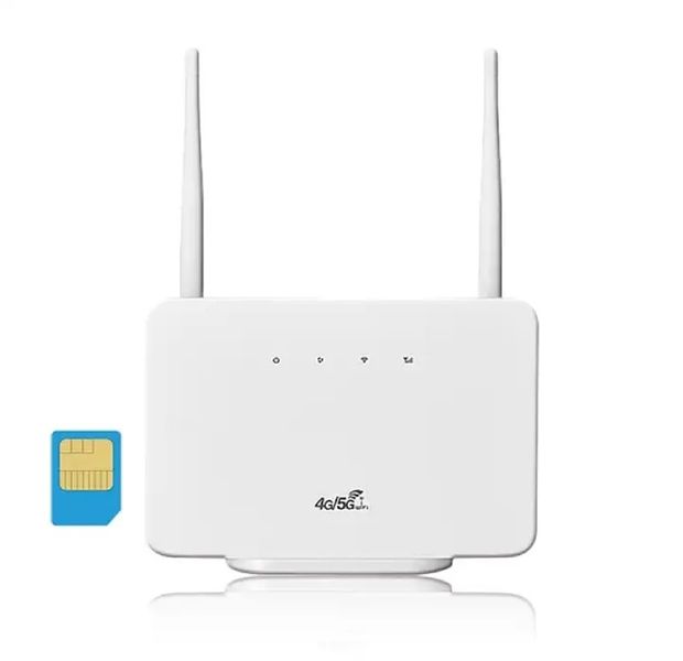 Wi-Fi 6 Wireless 4G LTE Router with Dual Antennas &amp; SIM Slot