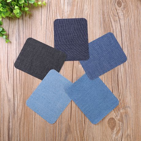 20 Pieces Iron on Fabric Patches Denim Jean Repair Patches Clothing Repair  Patch Kit for Inside Jeans and Clothing Repair