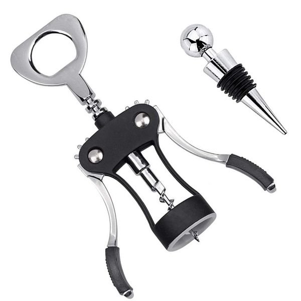 MEBUPOL Corkscrew Wine Bottle Opener with Bottle Stopper