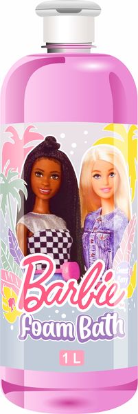 BARBIE By Mattel Official Licensed Kids Bubble Bath 1L Fun &amp; Gentle