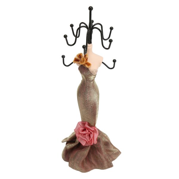 Elegant Jewelry Display Stand for Rings &amp; Necklaces, Bedroom Home Decor Holder