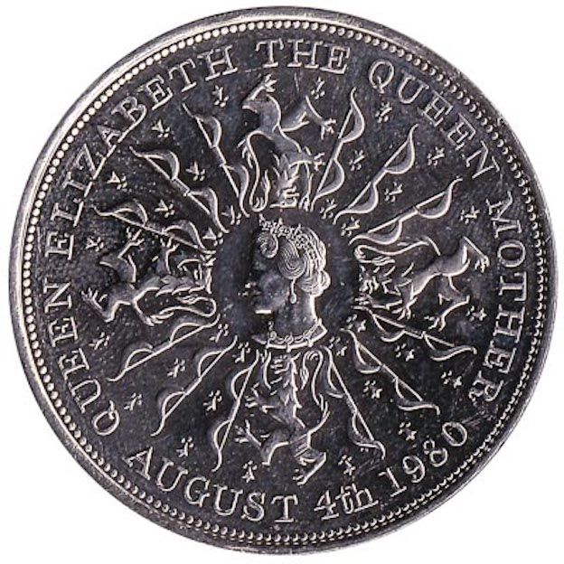 Queen Mother 80th Birthday Coin 1980 British Crown Coin Shop Today 