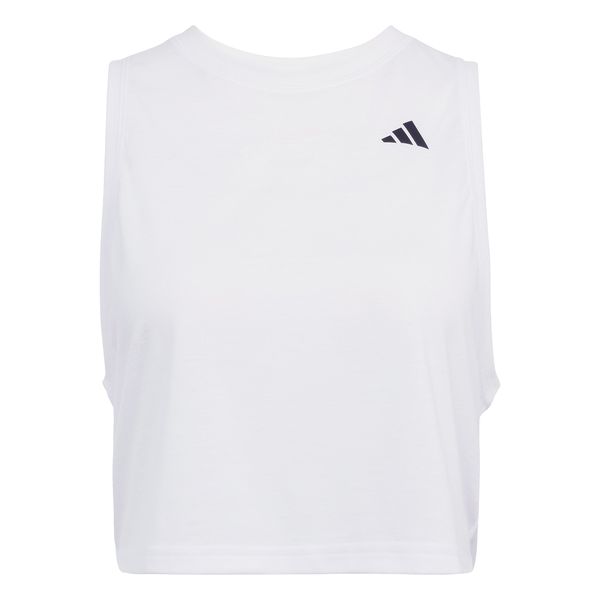 adidas Women's Train Essentials Boxy Workout Tank Top - White