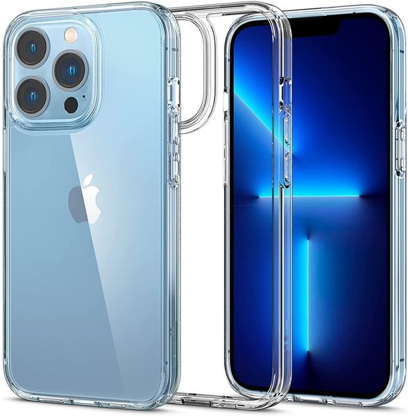 Protective Clear TPU Bumper Hard PC Back Cover Case For iPhone 13 Pro Max