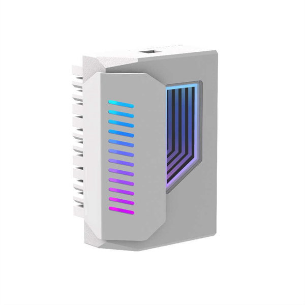 ATX 24Pin Adapter 180 Degree ARGB Adapter 5V Synchronization White