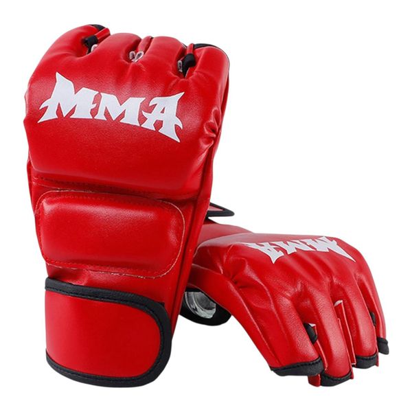 Pro-Grade MMA Gloves for Sparring &amp; Grappling - Red