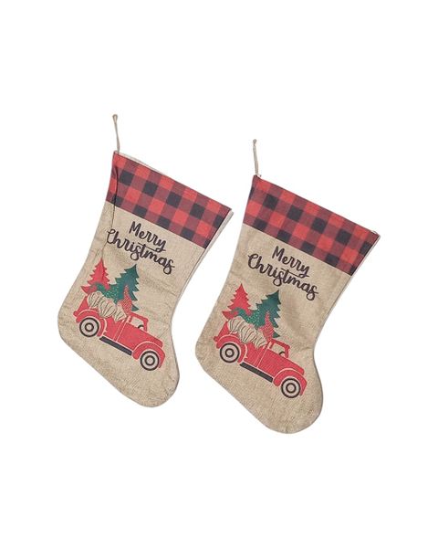 Ele Merry Christmas Sockings -6 Pack