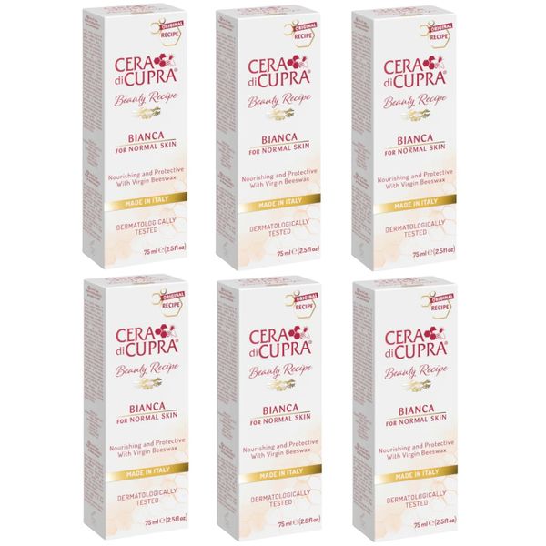 Cera Di Cupra Bianca Anti-Aging Face Cream for Normal Skin 75ml (6 pack)
