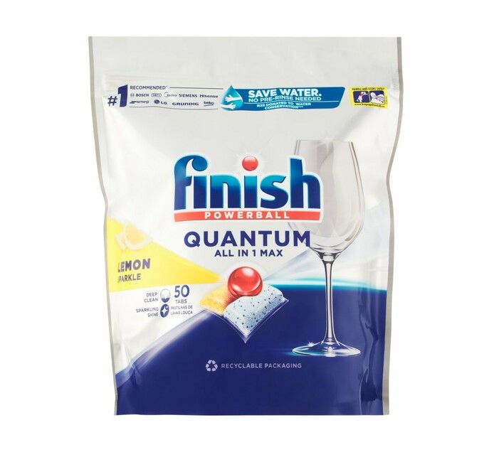 Finish Quantum Automatic Dishwashing Tablets Lemon 50's Buy Online in