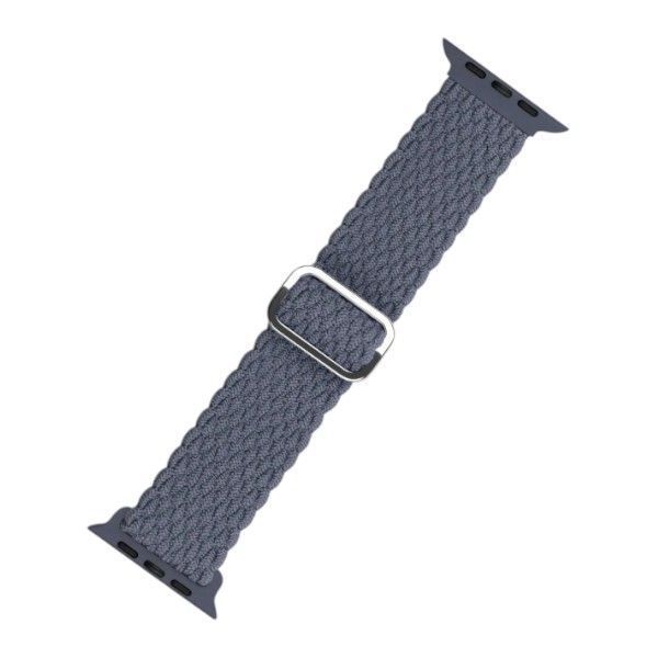 Elastic Braided Nylon Watch Strap - Navy Blue - 38/40/41mm