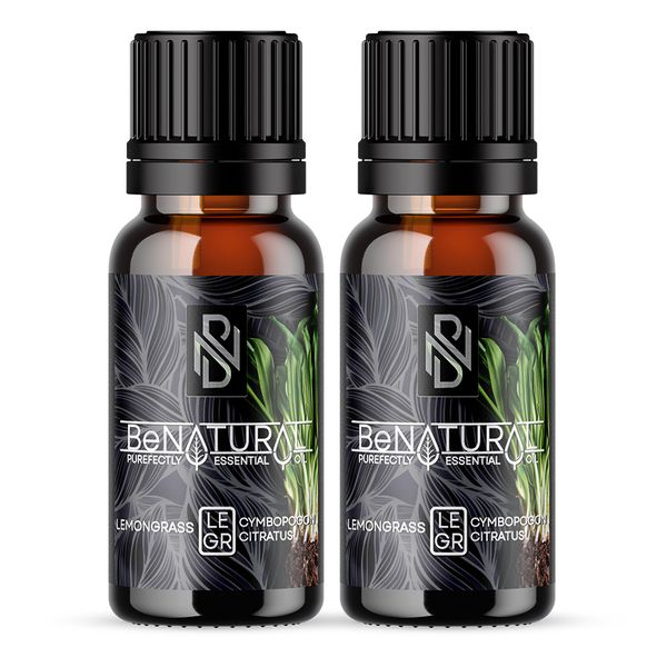 2 Pack of Lemongrass Organic Essential Oil