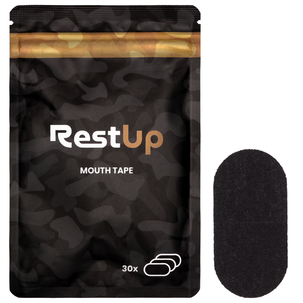Mouth Tape for Sleep - Nasal Breathing, Anti-Snoring Strips | RestUp 30pk
