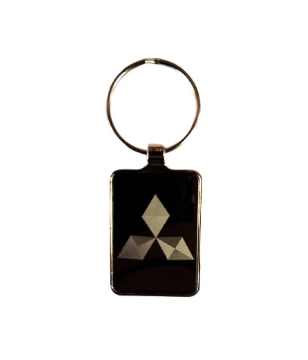 Mitsubishi Stainless Steel Tag Keyring