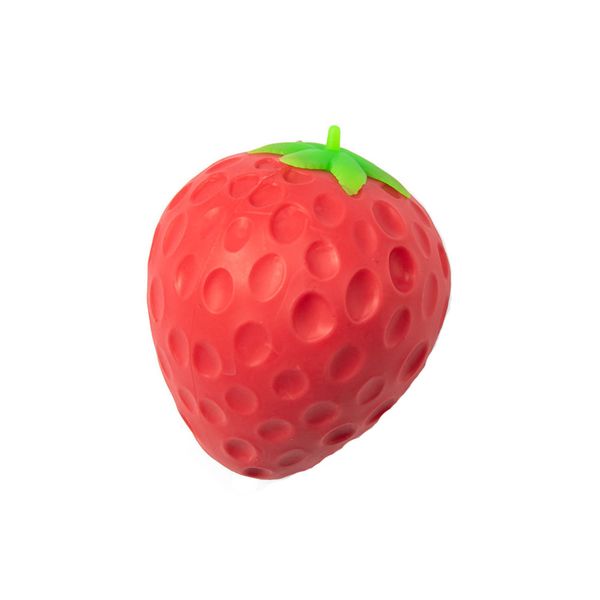 3 Pieces Strawberry Squeeze Toys,Fruit Squishies,Stress Relief for Workers