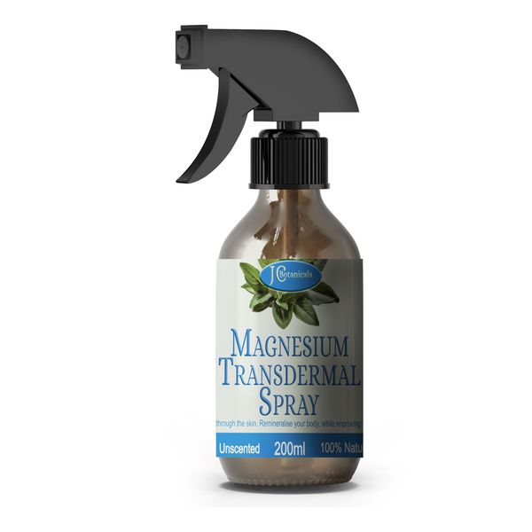 Magnesium Transdermal Spray Supplement 200ml by JC Botanicals
