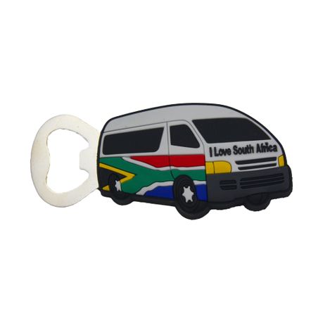 Taxi - I Love South Africa Magnet & Bottle Opener Image