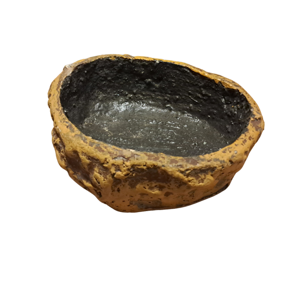 Reptile Log water &amp; Feed Bowls - Small Bowl 14cm x 11cm x 5cm