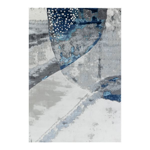 Elit Plain Grey Blue Rug