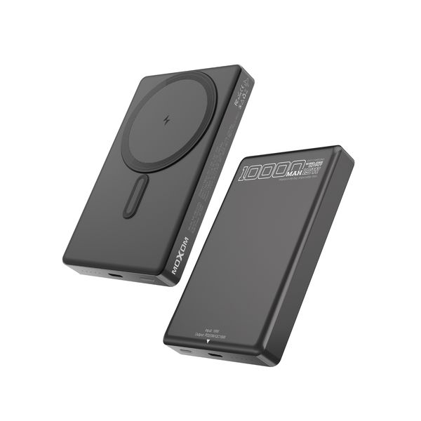 Magnetic LED Display 10,000mAh Wireless Power Bank MOXOM MX-PB122WL