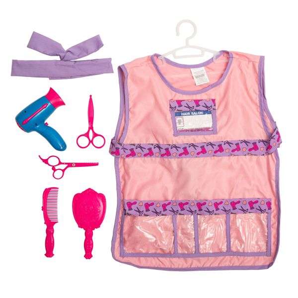 Hairdresser Stylist - Role Play Costume for Kids With Accessories, Pretend