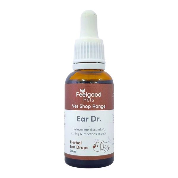 Feelgood Pets - Ear Dr - Natural Ear Drops For Pets - 30ml