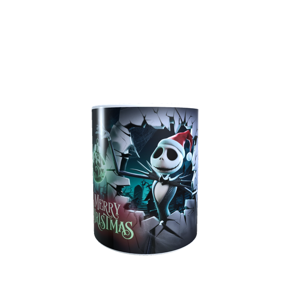 Jack Skellington 3D Christmas Ceramic Mug - Spooky Festive Gift for Fans