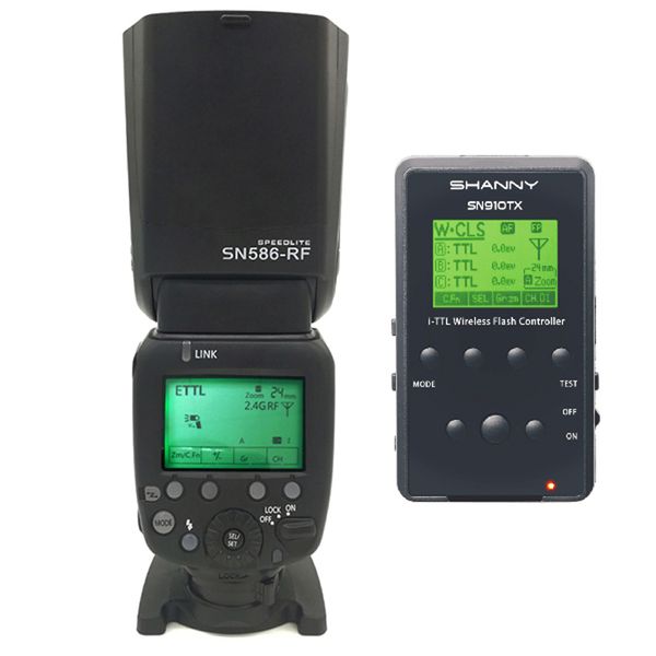 Shanny GN58 2,4Ghz Radio Slave Speedlight &amp; Trigger for Nikon -SN586-RF-NIK