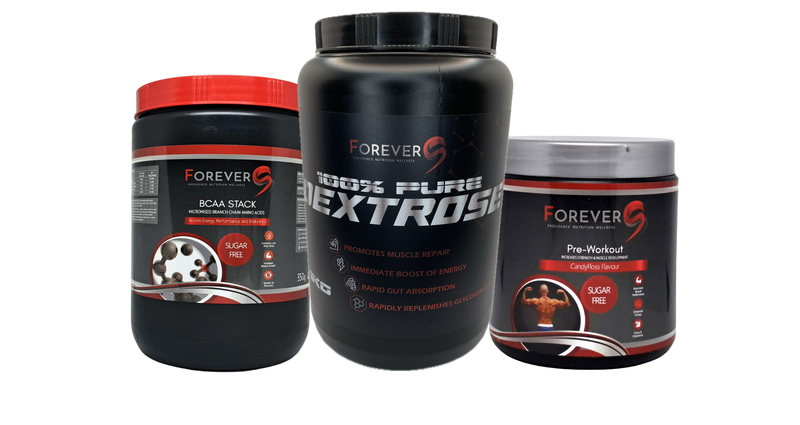 Pre-Workout Candy Floss Flavour BCAA Pure, Dextrose Pure