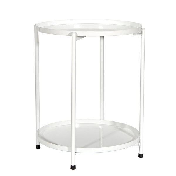 White Metal Coffee Table