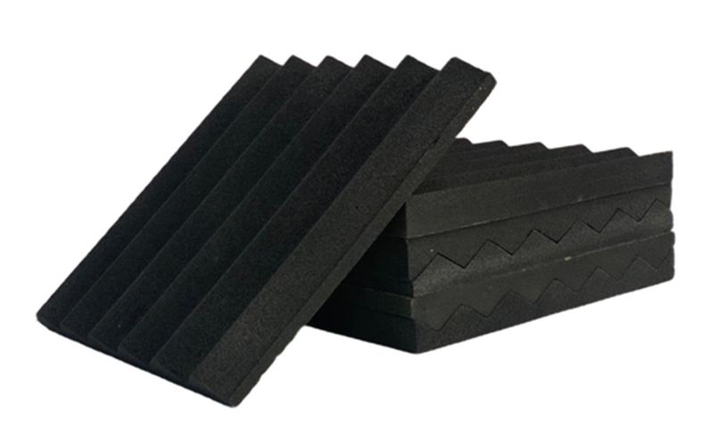 Acoustic Sound Panels - WEDGE - BLACK (Pack of 6)