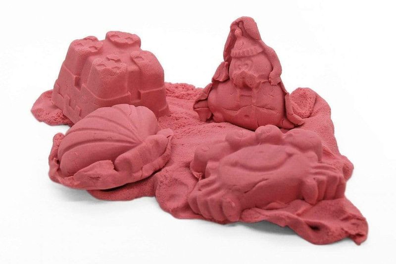 Sensory Sand with Shapes - 2kg - Pink