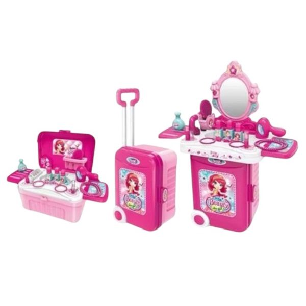 High Quality Kids Makeup Suitcase Toy Set for Girls, Fun and learning