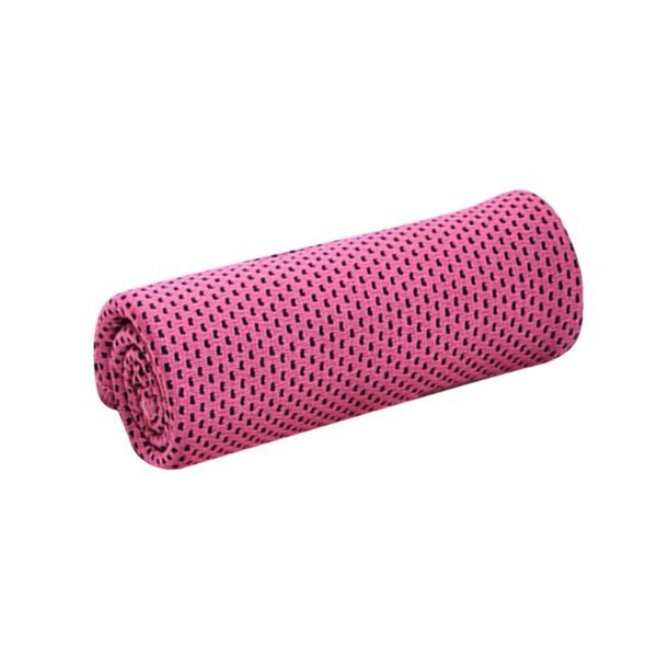 Instant Ice Cooling Fitness and Hiking Towel - Pink