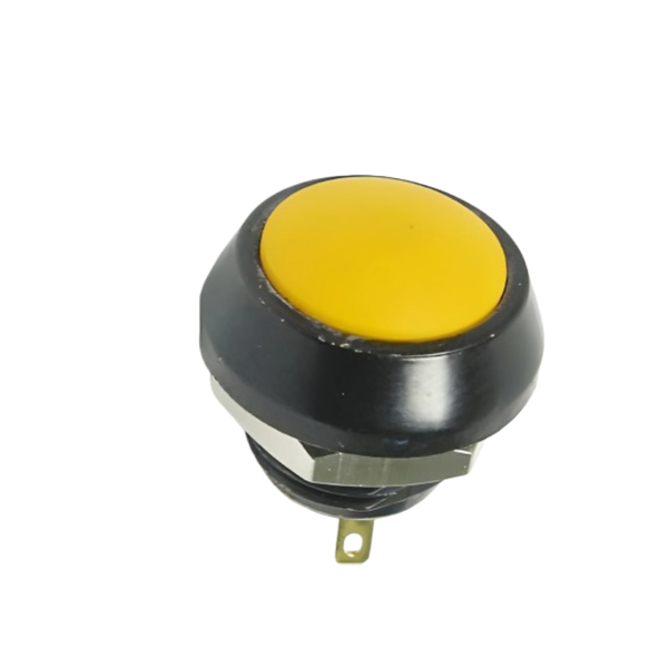 PBMZR171ATLE4 Ø12mm Momentary Yellow Push Button Switch IP65 36VDC