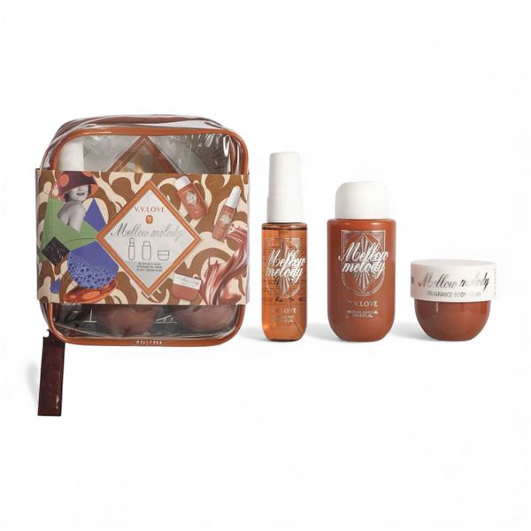 V.V.LOVE Mellow Melody Fragrance Body Mist &amp;Fragrance Lotion &amp; Shower Gel